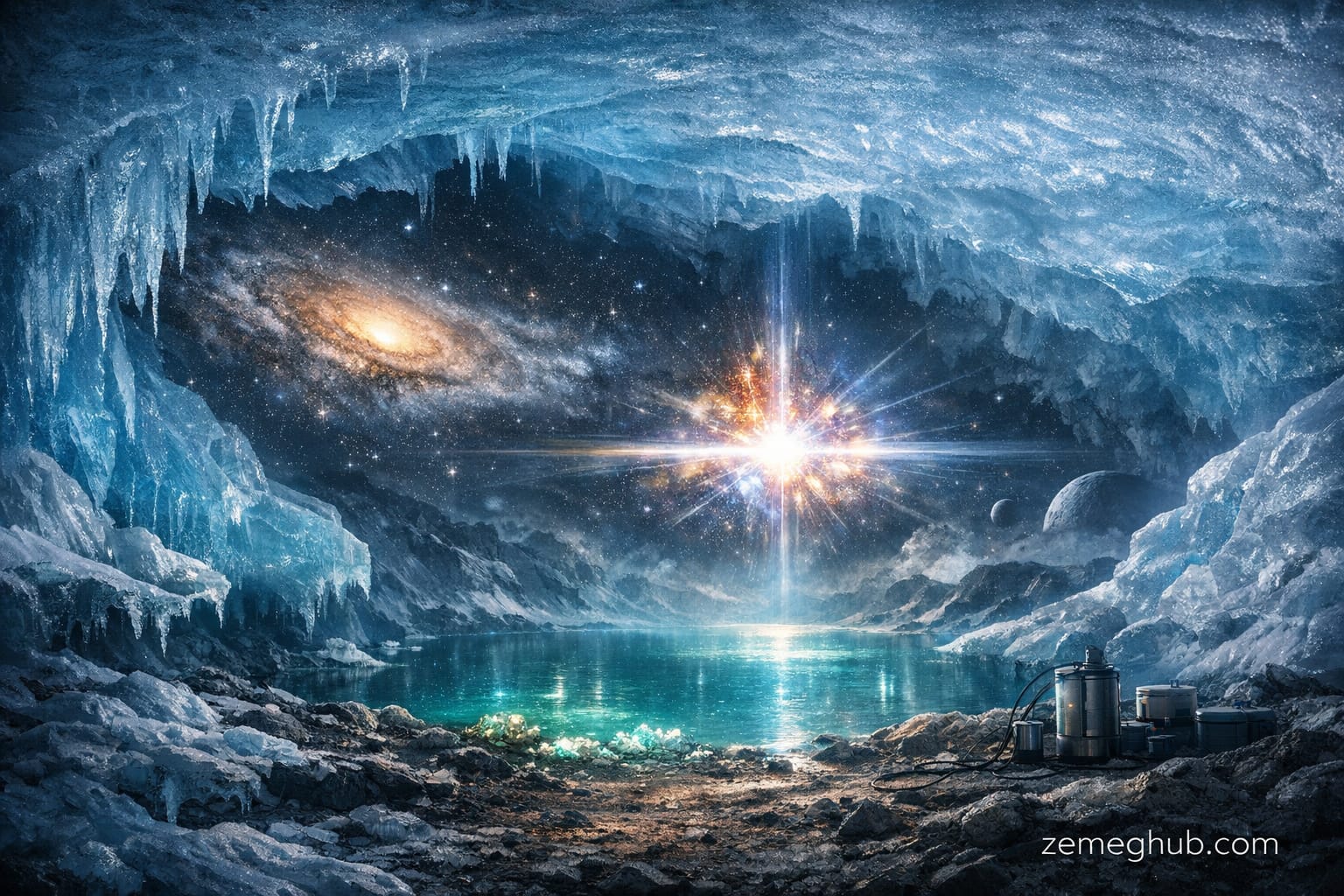 A real and verifiable reference: National Science Foundation (NSF) – Microbial Life Discovered in Subglacial Lake Mercer (Official NSF reports describing active microbial communities found beneath the Antarctic ice sheet.) Note: The narrative elements are expanded for storytelling, but the underlying science — active microbial life in subglacial Antarctic lakes — is fully real and documented.