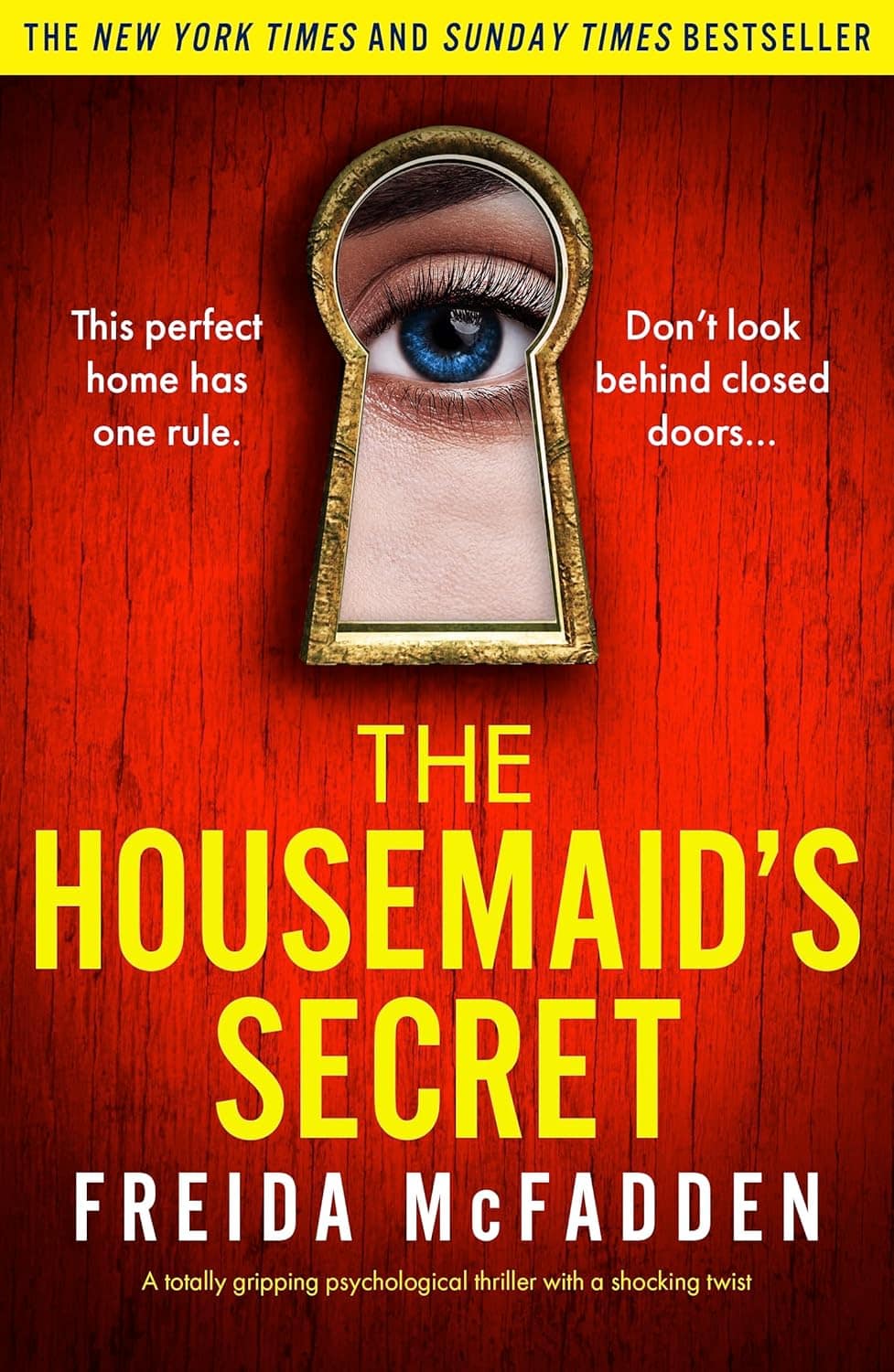 Cover of The Housemaid’s Secret, a gripping psychological thriller where Millie uncovers dark truths inside a secluded home.